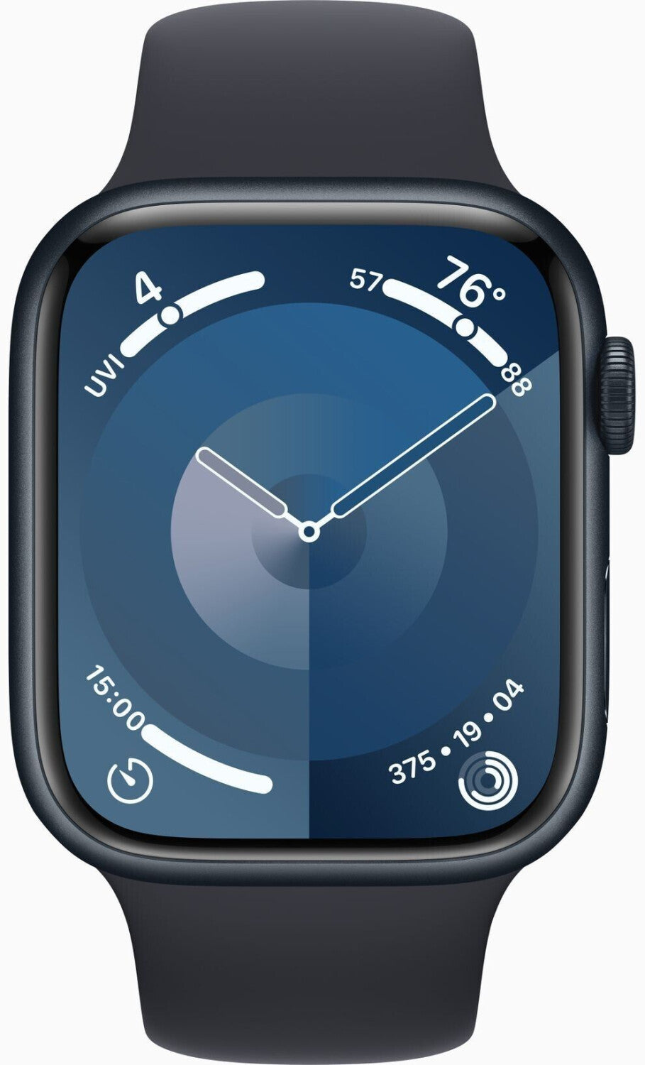 Apple Watch Series 9 4G 45mm Aluminium Mitternacht Sportarmband Mitternacht S/M Apple Watch Series 9 4G 45mm Aluminium Mitternacht Sportarmband Mitternacht S/M